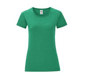 Fruit of the Loom SC151 - Iconic T Donna Heather Green