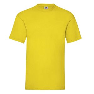 Fruit of the Loom SC220 - T-shirt girocollo da uomo Yellow