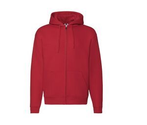 Fruit of the Loom SC274 - Zip Hooded Sweat (62-034-0) Rosso