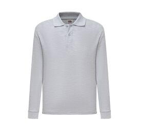 Fruit of the Loom SC3201 - Polo per bambini Grigio medio melange