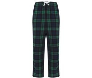 SF Mini SM083 - Pantaloni del pigiama per bambini Navy / Green Check
