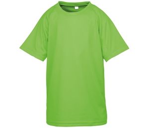 Spiro SP287J - T-shirt traspirante AIRCOOL per bambini Verde lime