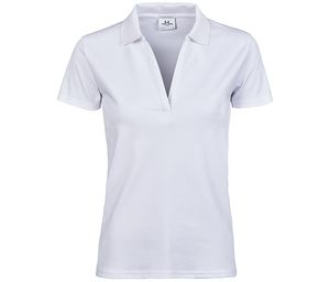 Tee Jays TJ1409 - Polo donna di lusso elasticizzata con scollo a V