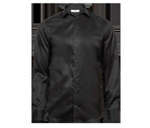 Tee Jays TJ4021 - Camicia di lusso slim fit Uomo Black