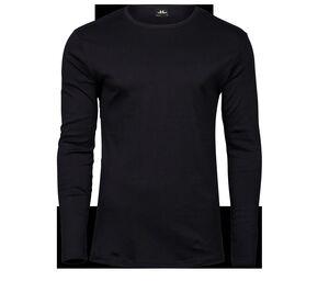 Tee Jays TJ530 - T-shirt interlock uomo manica lunga Black