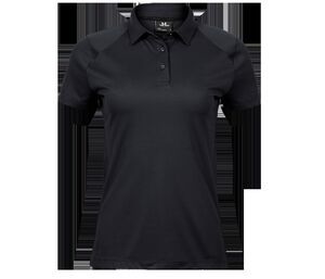 Tee Jays TJ7201 - Polo sport di lusso donna Black