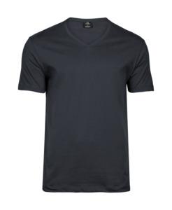 Tee Jays TJ8006 - Fashion soft t-shirt uomo collo a V Grigio scuro