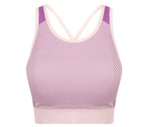Tombo TL351 - T-shirt per donna corta Light Pink / Purple