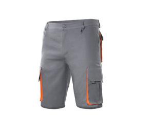 VELILLA V3007 - Biclor multipoche bermuda Grey/ Orange