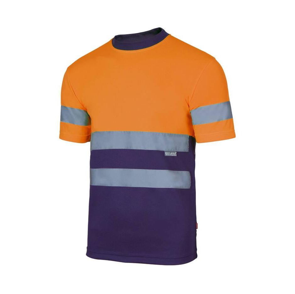 VELILLA V5506 - T-shirt tecnica bicolore alta visibilità