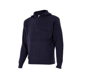 VELILLA VL101 - Maglione a collo alto Blu navy