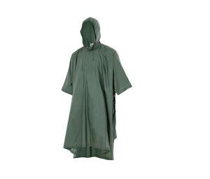 VELILLA VL187 - PONCHO DA PIOGGIA CON CAPPUCCIO Green