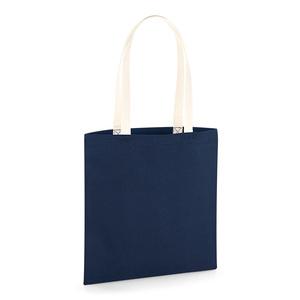 Westford mill W801C - EARTHAWARE™ BAG FOR LIFE - BORSA BIO MANICI A CONTRASTO French Navy / Natural