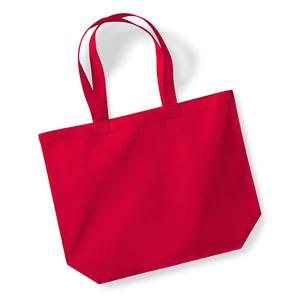Westford mill WM265 - Maxi shopping bag in cotone biologico Classic Red