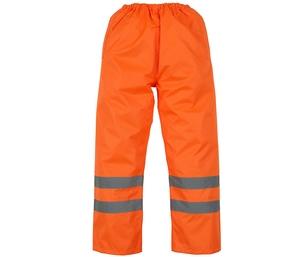Yoko YK461 - Pantaloni bicolore ad alta visibilità Hi Vis Orange