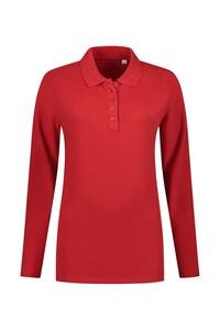 Lemon & Soda LEM3574 - Polo Basic Bit/Elast ls donna Rosso