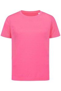 Stedman STE8170 - Maglietta interblocca ss attivo-asciutto per bambini Sweet Pink