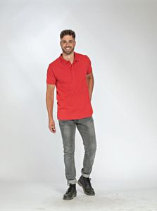 Lemon & Soda LEM3572 - Polo Basic Bit/Elast Ss uomo Grey Heather