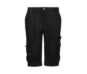 Regatta RGJ535 - Pantaloncini multitasche idrorepellente Black