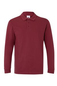 Velilla 105503 - POLO ML Maroon