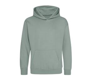 AWDIS JUST HOODS JH01J - Felpa Con cappuccio bambino Dusty Green