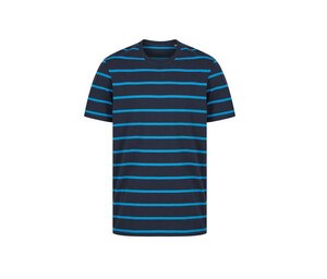 FRONT ROW FR136 - STRIPED T Navy/ Marine