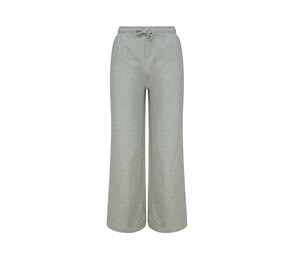 SF Women SK431 - Regenerated cotton and recycled polyester joggers Grigio medio melange