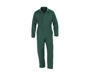 RESULT RS510X - Value overall made from recycled polyester Verde bottiglia