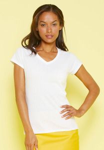 Gildan GD078 - T-shirt donna con scollatura a V Softstyle®