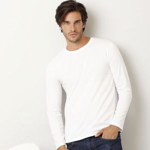 Gildan GN644 - T-Shirt da Adulti a Maniche Lunghe Softstyle