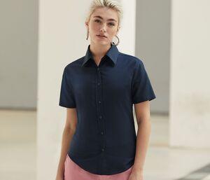 Fruit of the Loom SC406 - Lady Fit Oxford Shirt Short Sleeves (65-000-0)