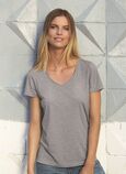 B&C BC058 - T-shirt da donna con scollo a v in tri-blend