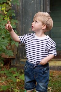 Larkwood LW027 - T-Shirt Girocollo A Righe Da Bambino