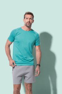 Stedman STE8030 - T-shirt con girocollo da uomo ACTIVE TEAM